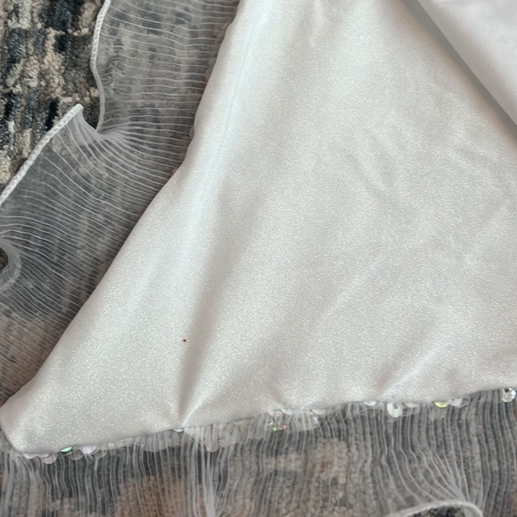 Mermaid swimsuit 🧜‍♀️seashell scales 🐚with mermaid flip sequin Tail Coverup - Picture 9 of 13